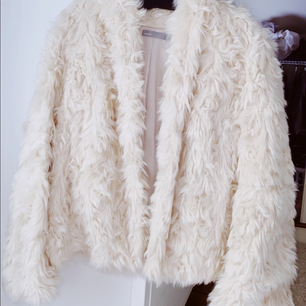 BRAND NEW Vince fur coat
